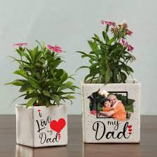 For the dad who shops local. I Love My Dad Personalized Planter Without Plant Set Of 2 Gift Send Home And Living Gifts Online J11113699 Igp Com