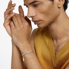 SWAROVSKI Pulsera Swarovski Dextera Forma Octagonal Blanco Baño Rosa  5639205_.