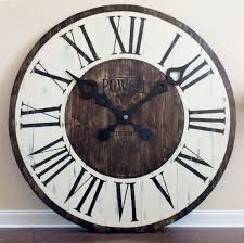 Giant Wall Clock Large Wall Clocks Oversized Wall Clocks Big Wall Clocks Giant Wall Clocks Rustic In 2020 Rustic Wall Clocks Oversized Wall Clock Big Wall Clocks