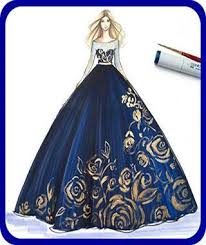 Di era yang semakin modern, baju batik dress juga mengikuti perkembangan zaman pada model, desain dan motifnya. Sketches Design Evening Dress For Android Apk Download