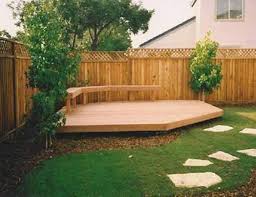 Landscaping And Outdoor Building Backyard Decking Designs Decking Designs Corner Deck With Bench Small Backyard Decks Backyard Patio Decks Backyard