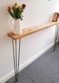 Rustic Console Table Narrow Rustic Hallway Tablehallway Etsy In 2020 Rustic Console Tables Small Entryway Table Narrow Hallway Table