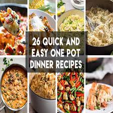 Want to make quick meals any time? 26 Quick And Easy One Pot Meals The Salty Marshmallow