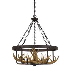 Shop Angelo Metal Antler Chandelier Overstock 29046213