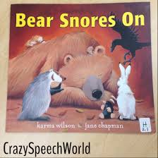 Story synopsis:bear's friends throw a party in his cave while he is sleeping. Bear Snores On Book Companion
