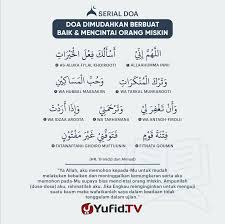 Itulah teks bacaan doa sebelum menghadapi ujian nasional/sekolah, ulangan, skripsi agar lulus dan lancar lengkap bahasa arab, latin dan artinya. Ensiklopedia Islam Doa Dimudahkan Berbuat Baik Mencintai Orang Miskin