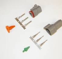Deutsch 3-pin Connector Kit W/housing, Terminals, Pins, and Seals 14-16  Gauge Crimp Style Terminals