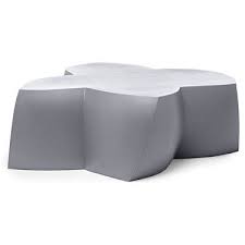 Frank Gehry Original Heller Modern Outdoor Coffee Table Silver Coffee Table Modern Outdoor Coffee Tables Gehry Furniture