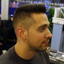 Use a good men's hair product like pomade, wax, or cream to maximize volume, movement and flow on the top hairstyles. Classic Barbershop Haircuts For Men