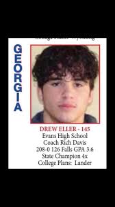 Congratulations to Senior Drew Eller for being selected for the USA  Wrestling magazine Scholastic All American team! He is a 4 year undefeated  (perfect 4 year record) State Champion 4 years in