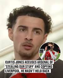 It turns out Jurgen Klopp invented fist pumps 😱 Curtis Jones is not  impressed with Arsenal and has hit out in incredible fashion at the players  and Arteta 😳