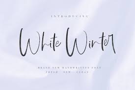 For a less heavy holiday font, try christmas on crack. White Winter 172325 Script Font Bundles Winter Fonts Winter White Nice Handwriting