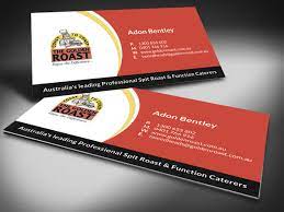 If you have taken the time to get quality business cards made, they'll expect the same with your services. Catering Business Card Design For A Company By Artman Design 4912834