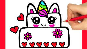 That way you can experiment some pose that are too darn difficult to draw! How To Draw Birthday Cake Easy Step By Step Come Disegnare Una Torta Di Compleanno Dibujos Kawaii Youtube