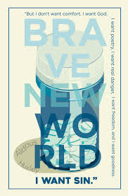  Brave New World By Aldous Huxley Book Poster Buttered Kat Brave New World Quotes Brave New World Book Posters