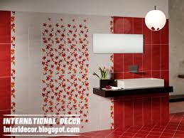 Looking for small bathroom ideas? Modern Red Wall Tiles Designs Ideas For Bathroom