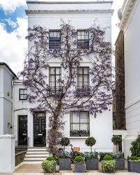 Wisteria furniture & home decor | design ideas. House Covered In Spring Wisteria In Kensington London Architecture London House