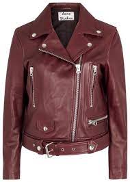 Natalia Vodianova Wears Burgundy Leather Jacket To Charity Event Womens Biker Jacket Leather Jackets Women Biker Jacket Style