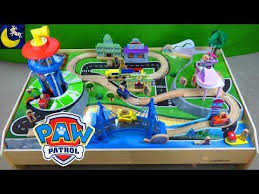 Paw Patrol Adventure Bay Play Table Look Out Tower Pups Kidcraft Wooden Train Tracks Table Playset Youtu Paw Patrol Toys Best Christmas Toys Paw Patrol Tower