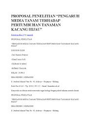 Contoh kata pengantar untuk karya; Contoh Metode Ilmiah Biologi Tentang Tumbuhan Kecambah Temukan Contoh
