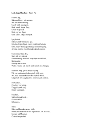 Read kisah cinta kita from the story lirik lagu terbaik by syafye (شافي_30) with 225 reads. Lirik Lagu Matahari