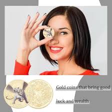 WEBEEDY 4 PCS 40 Millimetri Cinese Antico Creature Mitiche Moneta Fortunata  Portafortuna Charms Sfida Moneta Biglietto della Lotteria Scratcher  Strumento : Amazon.it: Giochi e giocattoli