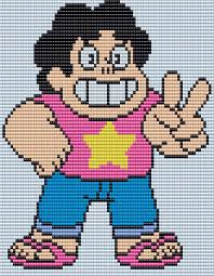 Steven Universe Peace Pixel Art Grid Easy Pixel Art Anime Pixel Art