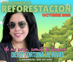 DEISY FORTUNA**, se suma a la Gran Jornada de Reforestacion. Sumate tu  tambien...