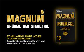 Amazon De Trojan Magnum Grosse Gerippte Und Gleitfahige Kondome Mit Hochwertigem Latex 12er Pack