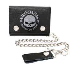 Harley Davidson Biker Wallet Willie G Skull At Thunderbike Shop