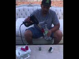 Heat Gun Vaporizer Taking A Bong Hit Youtube