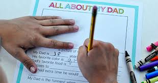 Looking for more father's day papers, stamps, and embellishments? Father S Day Printable Fill In Sheet From Thirty Handmade Days