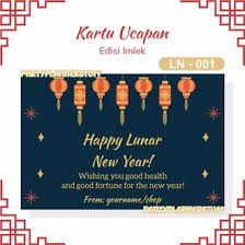 Kartu ucapan lebaran 2021 online, tanpa keluar rumah, #dirumahaja mudah untuk diucapkan melalui kartu idul fitri dari bni detik ramadan. Jual Produk Imlek Kartu Ucapan Happy Termurah Dan Terlengkap Mei 2021 Bukalapak