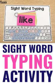 12 great free keyboarding games to teach kids typing. Engaging Word Building Activities For Students To Practice Sight Words Word Building Activities Sight Words Kindergarten Teaching Sight Words