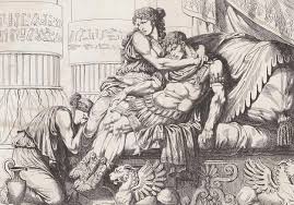 The fall of Mark Anthony and Cleopatra