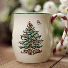 Christmas tree shop coffee sale. Christmas Tree Coffee Mug With Candy Cane Handle Sale Coffee Mugs Shop Buymorecoffee Com Mugs Christmas Mugs Cane Handles