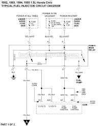 99 dodge ram trailer wiring diagram; Fuel Injector Circuit Wiring Diagram 1992 1995 1 5l Honda Civic