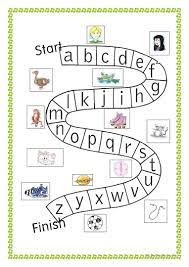 All 26 of these activity pages are the same. Abc Game English Esl Worksheets For Distance Learning And Physical Classrooms