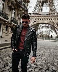Motorcycle Jackets Mens Mens Outfits Mens Casual Outfits Brown Leather Jacket Men