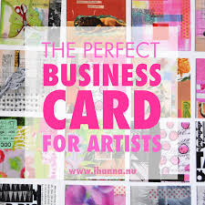 Business cards for artists & templates. New Business Cards For An Artist Ihanna S Blog