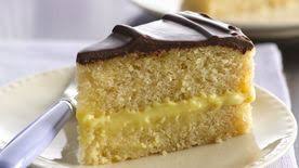 A tres leches cake (lit. Boston Cream Pie Recipe Bettycrocker Com