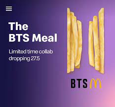 T he highly anticipated bts meal from mcdonald's finally hit singapore's shores on monday (jun 21) at 11am, available only through delivery services mcdelivery, grab there were also complaints that the meal was sold out, although some customers were able to purchase it after those posts were made. Mcdonald S Bts Meal Launched On Mcdonald S Singapore Menu On 21st June Allsgpromo