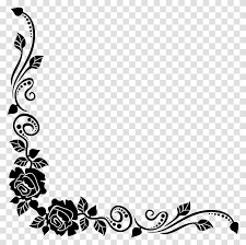 French country garden toile floral printed duvet quilt cover cotton bedding set asian style tapestry pattern chinoiserie peony blossom tree branches multicolored design (queen, white black) 4.6 out of 5 stars 229 Black Floral Corner Design Cartoons Corner Flower Clipart Black And White Floral Design Pattern Stencil Transparent Png Pngset Com