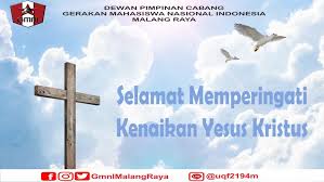 Segenap pengelola dan penulis website tionghoa mengucapkan: Dpc Gmni Malang Raya En Twitter Hari Kenaikan Yesus Kristus Dpc Gmni Malang Raya Mengucapkan Selamat Memperingati Kenaikan Yesus Kristus Bagi Umat Yang Merayakan Hari Kenaikan Ini Dirayakan 40 Hari Setelah Hari