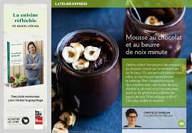 Mousse Au Chocolat Et Au Beurre De Noix Minute La Presse Desserts Mousse Tableware