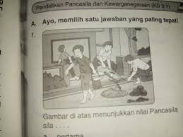 Kita juga ingin mengenal pancasila lebih dalam, termasuk nilai nilai pancasila yang diwakili oleh lima gambar dalam burung garuda. Gambar Diatas Menunjukkan Nilai Pancasila Brainly Co Id