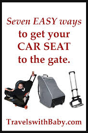 If you are traveling with an infant and plan to fly with an infant car seat, make sure that the car seat is faa approved prior to your trip. Flying With Car Seats Seven Easy Ways To Get Your Car Seat Through The Airport