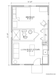 We have floor plans from a tiny less than 200. 14 X22 Narrow One Bedroom One Bath Cottage 308 Sf By Historic Shed By Elsa Bedroom House Plans Guest House Plans Tiny House Floor Plans