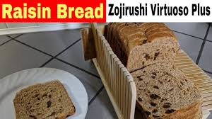 The bread lover's bread machine cookbook: Whole Wheat Cinnamon Raisin Bread Zojirushi Virtuoso Breadmaker Youtube