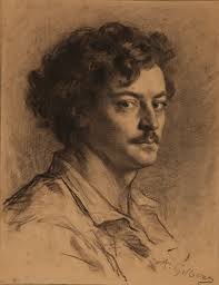 Autoportrait de Victor Lecomte